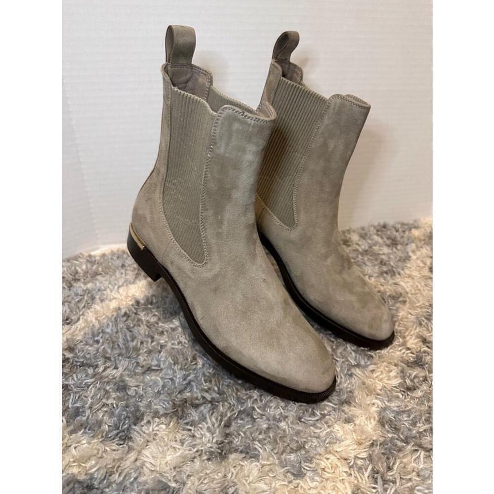 Women's Jimmy Choo Grey Suede Chelsea Boots Size 38